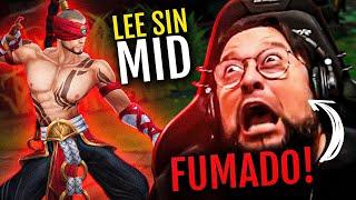 TOMEI FUMO DE UM LEE SIN MID | League of Legends