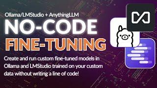 Create fine-tuned models with NO-CODE for Ollama & LMStudio!