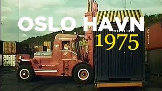 Oslo havn - 1975. Lossing og lasting.