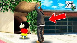 Shin chan Found a Most Secret Tunnel Near Franklin House in Gta 5 Mods in Telugu