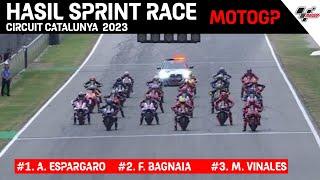 Hasil SPRINT RACE motogp CATALUNYA 2023 ~ hasil MotoGP hari ini