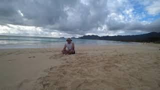 Bellows Field Beach Park, Waimanalo, Hawaii -  April 11, 2021