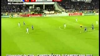 Final Copa Sudamericana 2011 - U de Chile 3 Liga de Quito 0  Universidad de Chile Campeon