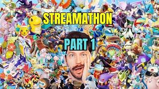 STREAMATHON Part 1! Spragels Playing Every Pokemon In Unite