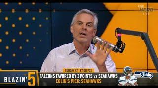 THE HERD | Colin Cowherd SHOCKS Atlanta Falcons Will LOSE To Seahawks In Upset | NFL