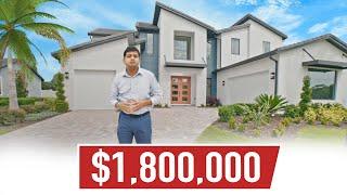 Take A Peak Inside Toll Brothers 1.8 Million Dollar Home in Lake Nona & Surrounding Areas In Orlando