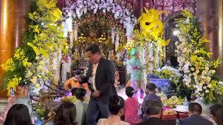 Đồng Thầy Vũ Trọng Khoái Hầu Đồng ở Đền Mẫu Viên Linh Điện Tại Lạc Hồng Viên Hoà Bình