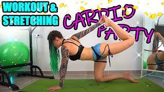 WORKOUT & STRETCHING SESSION: cardioparty & more | Flexibility & Mobility | !socials