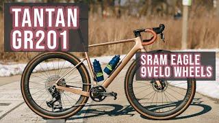 TanTan GR201 Gravel Bike / 9VELO GV45 Gravel Wheels - Superb!