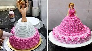 Easy and Parfect Barbie Doll Cake ideas |Wonderful Barbie Doll Cake Design