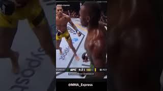 Adesanya vs Poatan 1 #ufc #mma #shorts #adesanya #alexpoatan