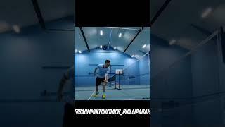 Cheeky Badminton trick shot