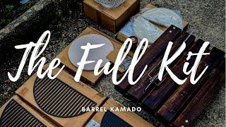 Barrel Kamado - The Full Kit - Hunter Gatherer Cooking HGC