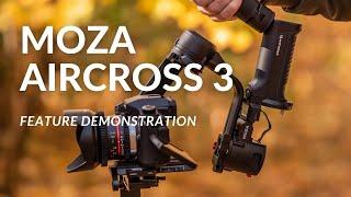 MOZA AirCross 3 Camera Gimbal | Feature Demonstration