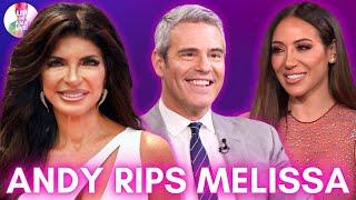 Andy Cohen Calls Out and Shades Melissa Gorga Amid RHONJ News! #bravotv