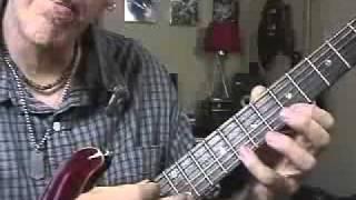 Guitar Lesson on fretboard tapping tap along scales