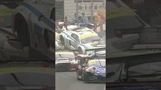 Mayhem at Macau!!  #crash #macau #mayhem #porsche #mercedes #bmw #audi #ferrari #honda #lamborghini