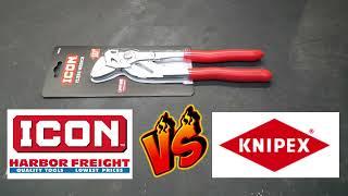 Harbor Freight Icon Pliers Wrench VS Knipex Pliers, which is better? A Tool Showdown!