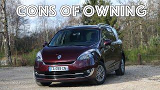 What are the cons of owning a Renault Scenic III Grand?