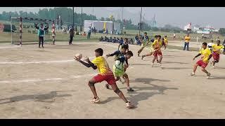 51st KVS NSM U14 BOYS HANDBALL MATCH BENGALURU VS MUMBAI REGION.  BENGALURU WON MATCH SCORE 17/13