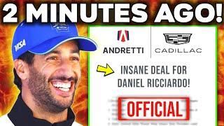HUGE NEWS for Daniel Ricciardo After OFFICIALLY joining Cadillac For 2026 | F1 News
