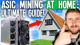 Anyone can run ASIC miners at home! How to solve any possible problem! (Heat, noise, power & more)