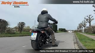 Harley-Davidson Breakout 117 mit Dr. Jekill & Mr. Hyde Auspuff