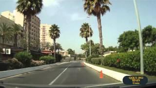 040 SPAIN 2012 Ceuta - Street view car Driving Through TOFIL WORLD'S ROADS DRIVING