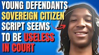 JUDGE SHUTS DOWN Young Sovereign Citizen's Arguments!