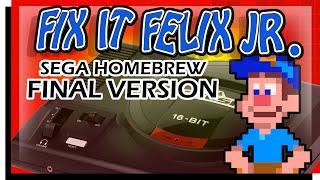 Fix-it Felix Jr. -  Final version - Homebrew for Sega Genesis