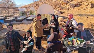 Rural family. Celebrating Mother's Day in Iran and commemorating Tahmoorth's mother