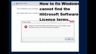 Fix: VMWare - Windows cannot find the Microsoft software license terms