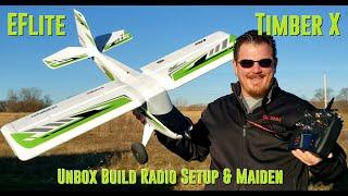 Horizon Hobby - Timber X V2 - Unbox, Build, Radio Setup, & Maiden Flights