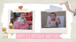 OUR BABY GIRL IS ONE!!!!!