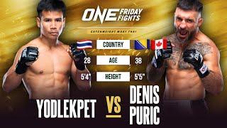 This Muay Thai Fight Got Heated  Yodlekpet vs. Denis Puric