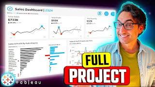 Tableau Complete Project End-to-End | Like I Do in My Real Projects