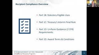 WEBINAR: State & Local Recovery Fund: Reporting Guidance (Counties/Cities w/ award under $5million)