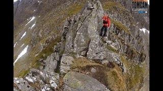 Scrambling on Carnedd Dafydd - the Grib Lem Spur