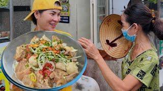 GỌI HẾT ĐỒ Ở QUÁN BÚN BÒ,NGA SUMO CÒN MUA THÊM TOPPING NGOÀI CHỢ VÌ SỢ  KHÔNG CÒN ĐỒ ĂN