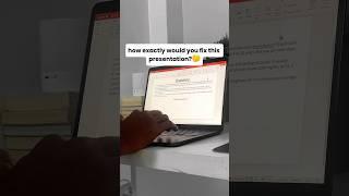 This is how I made this presentation better. What are your thoughts on this?