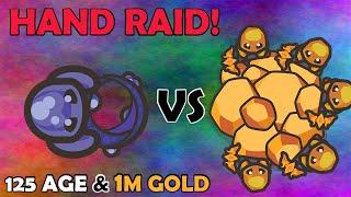 [TAMING.IO] FUNNY RAIDS! HAND RAID = 125 AGE :O