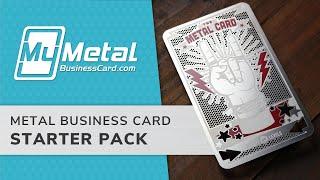 Metal Business Card Starter Pack | My Metal Business Card