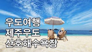 우도 산호해변 캠프밴 차박