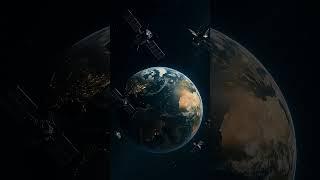 The Planet Earth Rotates Round Within Satellites