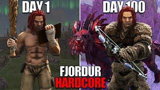 I spent 100 Days on Fjordur HARDCORE in ARK: Survival Evolved