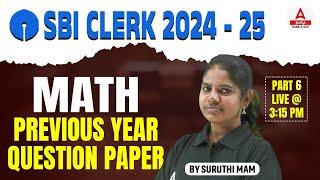 SBI Clerk Maths Previous Year Question Paper | SBI Clerk Maths Classes in Tamil #6 | by Suruthi Mam