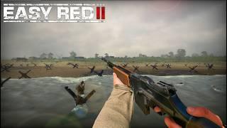 Surprisingly great old-school WW2 action game / Infantry landing on Utah beach / Easy Red 2 Gameplay