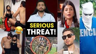 Elvish Yadav Gets SERIOUS THR€@t! Police Had to Come….Harsh Beniwal Vs Ajaz Khan, Krsna, Munawar…