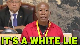 Julius Malema Destroy Theory of White Afrikaner Genocide.