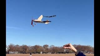 Rubber-Powered Model Airplanes in NYC, November 2024